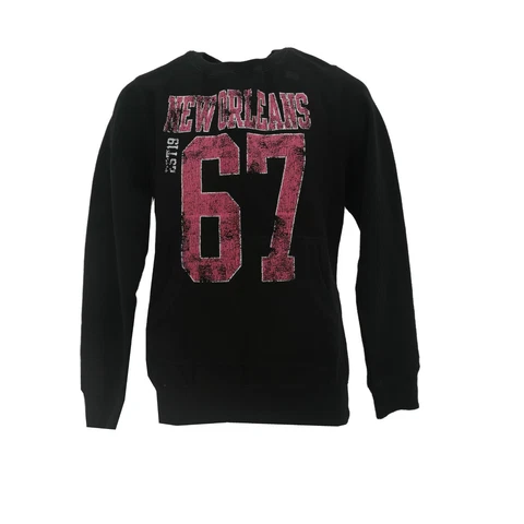 New Orleans Saints Official NFL Kids Youth Girls Size Distressed Sweatshirt New Cover
