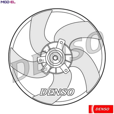 FAN ENGINE COOLING DER21011 FOR PEUGEOT 206/CC/SW/Hatchback NFU /NFZ9HZ 1.6L - Image 1 of 4