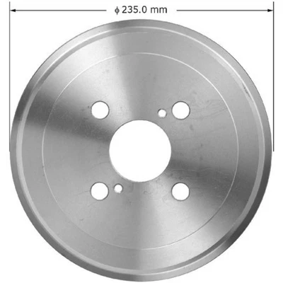 Bendix PDR0515 制动鼓铸铁,7.875 英寸直径,4 个凸耳孔 — 第 1/4 张图片