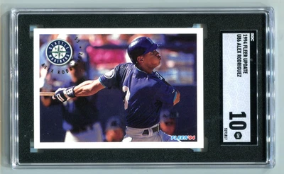 1994 Fleer Update Alex Rodriguez RC #U86 SGC 10 GEM MINT - Image 1 of 2