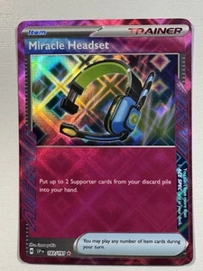 Miracle Headset - 183/191 - Pokemon Surging Sparks ACE SPEC Rare NM - Picture 1 of 2