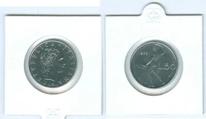 Italia 50 liras moneda de curso brillo de sello (elige entre: 1968 a 2001) - Imagen 1 de 3