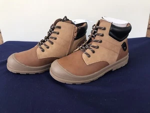 SONOMA~ Youth Boy's Osmund Brn Lace Up / Zip Up Hybrid Hiker Boots Size: 4~ NEW - Picture 1 of 10