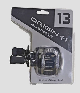 13 Fishing Origin 01 Blackout Left Hand Low Profile Baitcasting Reel - NEW NIP - Picture 1 of 2
