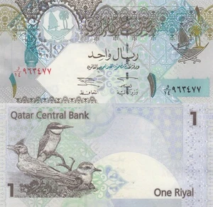 Qatar 1 Riyal (2003) - Birds of Qatar/p-20 UNC - Picture 1 of 3