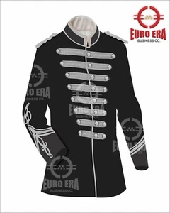 New Napoleonic Steampunk Ceremonial Officers Tunic Jacket Coat & Epaulettes - Picture 1 of 3