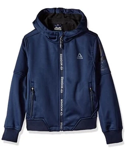 Reebok Active Jacket Boys Size 5/6 Blue Waterproof Windproof - Picture 1 of 2