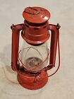 Vintage No 707 Globe Brand The World Light Mfg Ltd Red Lantern Clear Globe