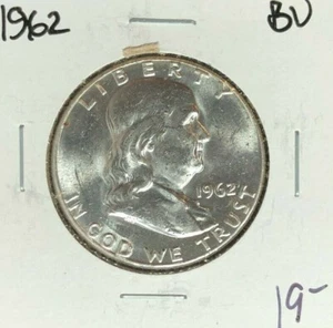 Medio dólar de plata Franklin 1962 - Bu ~hermosa moneda~ - Imagen 1 de 2