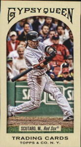 2011 Topps Gypsy Queen Mini Red Gypsy Queen Back Card #262 Marco Scutaro