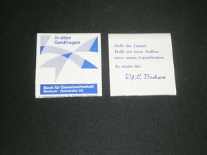 VfL Bochum 1848 Streichhölzer Streichholzheftchen 60gerJahre Aufbau Jungendheim - Bild 1 von 1