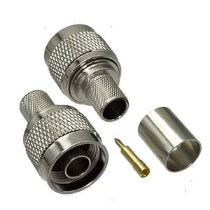 10 piezas Conector N Macho Enchufe Crimpado RG8 RG213 RG165 LMR400 7D-FB Cable Recto - Imagen 1 de 2