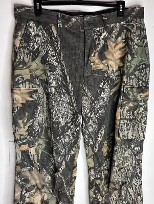 LL Bean Real Tree Camo Hunting Pants Fleece Lined Polartec Vintage Size 40 X 33 - Image 1 of 4