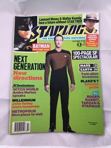 Starlog Science Fiction Magazine October 1989 #147 -- Star Trek BATMAN Starman - Picture 1 of 1