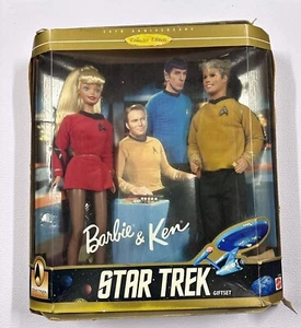 1996 Star Trek 30 Years Barbie & Ken Gift Set mit 2 Puppen / Mattel 15006, Ovp - Imagen 1 de 6
