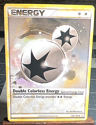 Pokémon Double Colorless Energy 103/123 HS HeartGold & SoulSilver NM