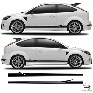 Arrow Side Racing Streifen für Ford Focus, ST, Mk2, Mk2.5 Vinyl Aufkleber Grafik - Bild 1 von 3