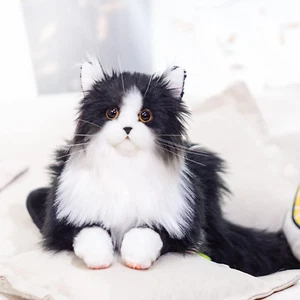 Animali imbottiti ponderati, peso 4,5 libbre, dimensioni realistiche gatto, gatto ponderato realistico - Foto 1 di 12