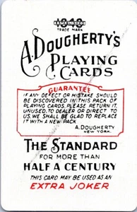 Tarjeta de juego de intercambio individual - Tarjeta de inserción de anuncio de A Daugherty de 1931 - Senado de Vermont - Imagen 1 de 2