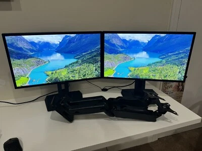 Dual ASUS VG245H 24" Full HD Widescreen Gaming Monitor & Dual Wall Mount W/ Box - Image 1 of 4