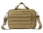Samantha Brown Quilted Laptop Crossbody-Olive Green-NWT