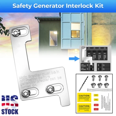 VROOMAUTOLY Generator Interlock Kit For Siemens Murray ITE 150 200 Amp Main Breaker Panel US