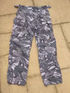 British Army OPFOR Blue Camo Combat Trousers 85/100/116 Military Cadet Uniform - Picture 1 of 5