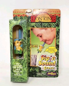 The Lion King Sip n' Sound Straw JusToys Drinking Toy - Imagen 1 de 5