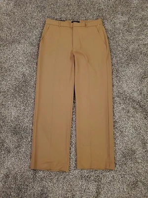 Pantalones Pantalones Banana Republic Esculpidos Elastizados Petite 8 Marrón Tostado Nuevos con Etiquetas Foto 1 de 4