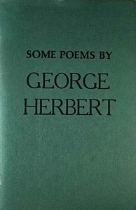 Some Poems by George Herbert / 1995 King College Limited Edition Paperback - Picture 1 of 1