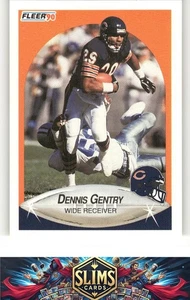 Fleer Chicago Bears 1990 Dennis Gentry #292 - Imagen 1 de 2