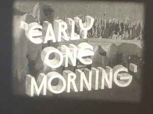 EARLY ONE MORNING 1937 16MM B/W SOUND 400FT CINE FILM SWEDEN CHRISTMAS - Picture 1 of 15