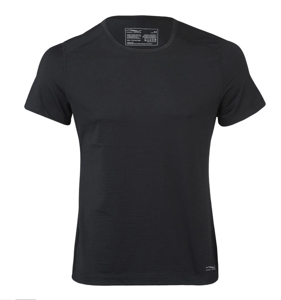 VENTA FINAL Camiseta Para Hombre Engel Sport Orgánica 70% Lana/28% Seda. Hecho en Alemania Foto 1 de 1