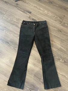 Gipsy Damen Lederhose Original Gr.L Schwarz Echtleder - Bild 1 von 4