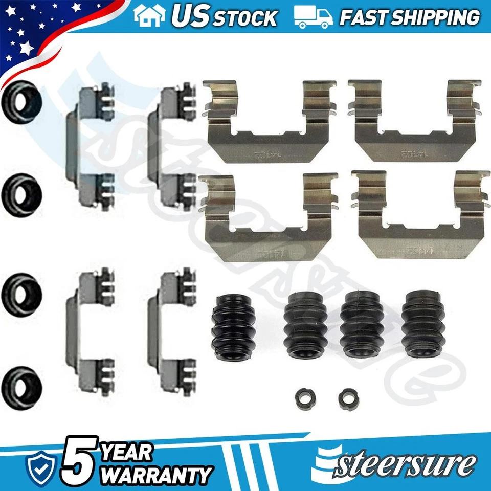 前后盘式制动硬件套件适用于 2008 - 2010 凯迪拉克 CTS — 第 1/4 张图片