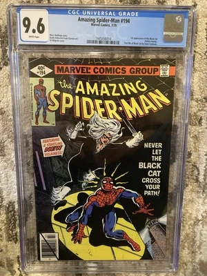 Amazing Spider-Man #194 CGC 9.6 White Pages, Marvel - First appearance Black Cat - Image 1 of 4