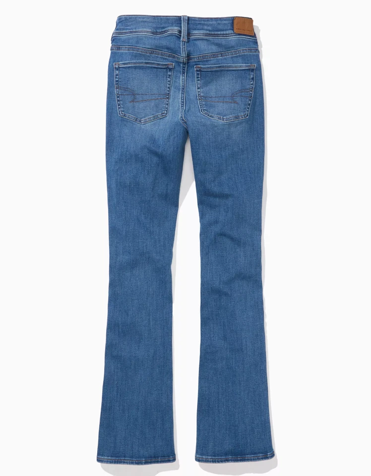 Jean American Eagle Next Level tiro bajo Kick Bootcut Foto 1 de 4