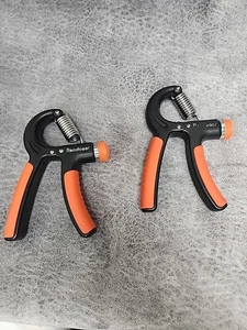 Readaeer Agarre de Mano Ajustable Ejercitador Entrenador de Fuerza Un Par (Negro) - Imagen 1 de 2