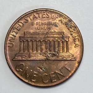 1967 Lamination Error Reverse Lincoln Cent - Picture 1 of 3