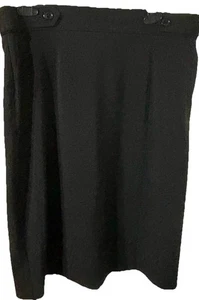 Counterparts schwarzer Rock 14 gerade Stretch Reißverschluss Karriere Kapsel - Bild 1 von 10