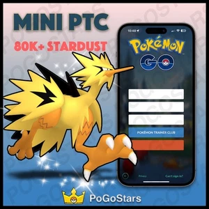 Pokémon PTC Go - Shiny Zapdos Galarian - 80K Stardust✨Read Description✨ - Picture 1 of 1