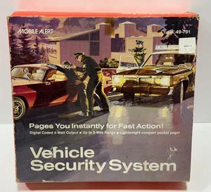 Vtg Mobile Alert Vehicle Security System Radio Shack 49-791 new in package - Picture 1 of 10