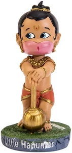 Little Hanuman Bobblehead Standing Figurine Home Decor, Car Dashboard - Picture 1 of 3