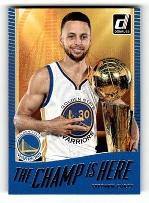 2017-18 Donruss The Champ is Here #5 Stephen Curry Golden State Warriors - Image 1 of 2