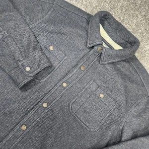 LL Bean Katahdin Flannel Shirt Jacket Mens L Performance Shacket Outdoor Utility - Picture 1 of 13