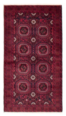 Traditional Vintage Hand-Knotted Oriental Carpet 3'5" x 6'3" Wool Area Rug - Image 1 of 4