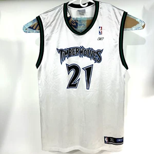 Vintage Kevin Garnett Reebok #21 Minnesota Timberwolves Replik NBA Trikot XL - Bild 1 von 12