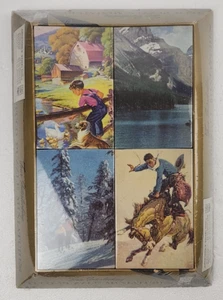 Tuco Puzzle Miniatures 4-Pack / 75-100 Pieces - 5 1/4" X 7" Sealed! - Picture 1 of 18