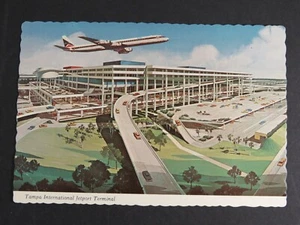 Vintage Postkarte Tampa International Jetport Terminal FL A6926 - Bild 1 von 2