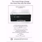 1991 Meta Research Goldmund Laser 1 CD Player Stereo Hi-Fi Vintage Print Ad